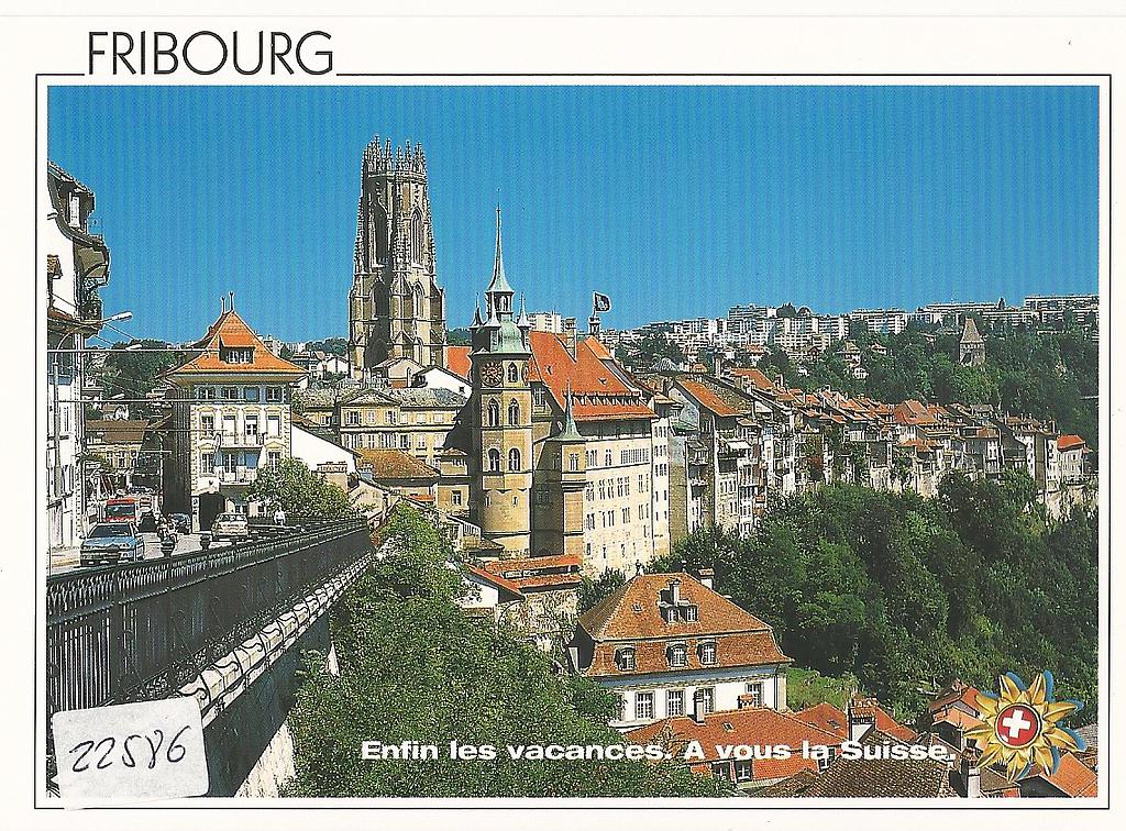 Postcards 22586 Fribourg vieille ville