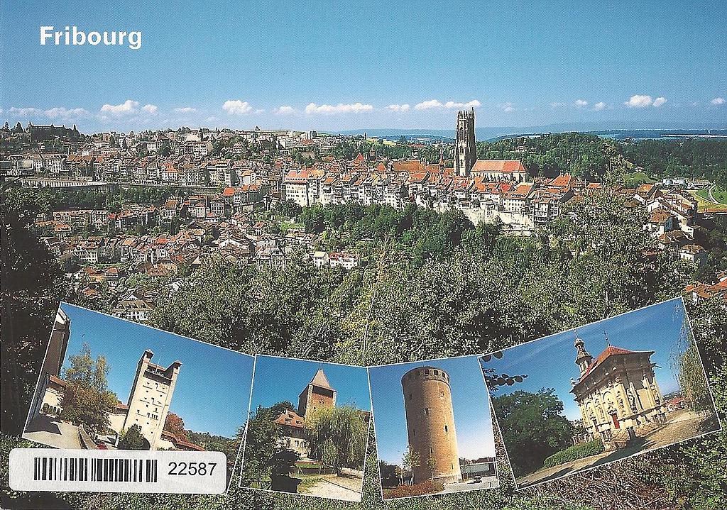 Postcards 22587 Fribourg