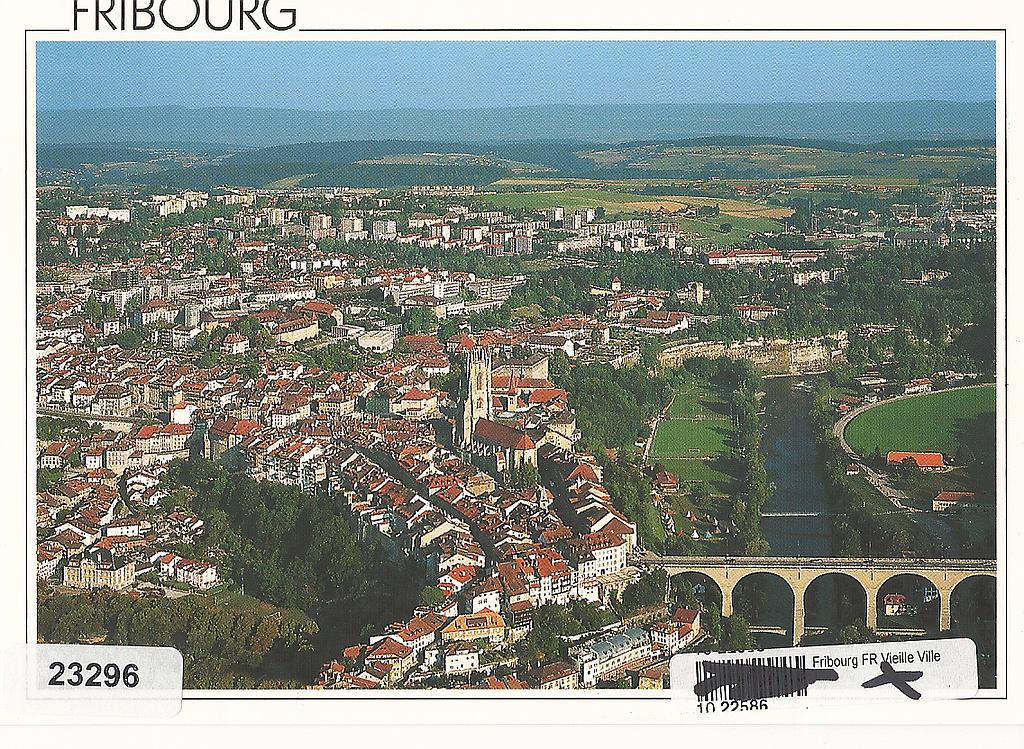 Postcards 23296 Fribourg vieille ville