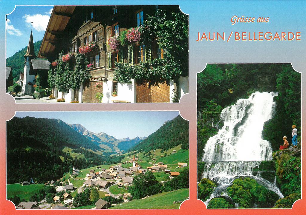 Postcards 03645 "Grüsse aus Jaun / Bellegarde"