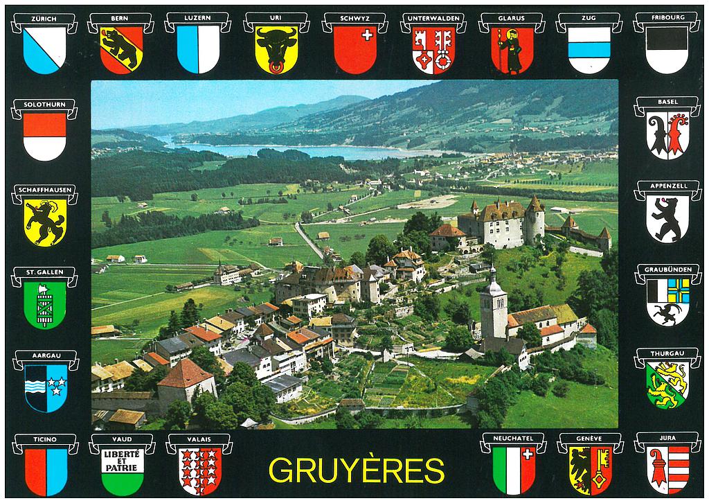 Postcards 13515 Gruyères