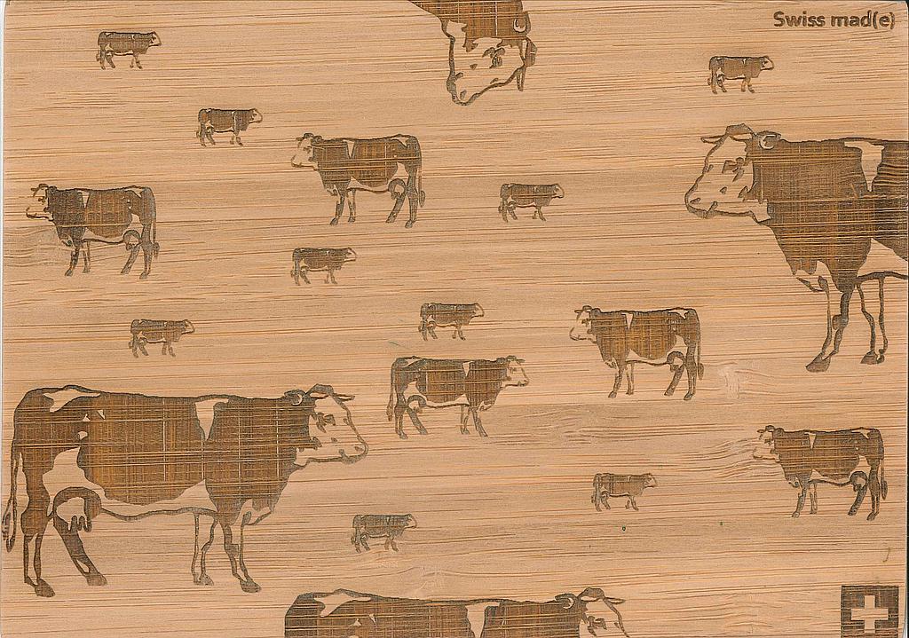 Postcards Bamboo Vache 27333
