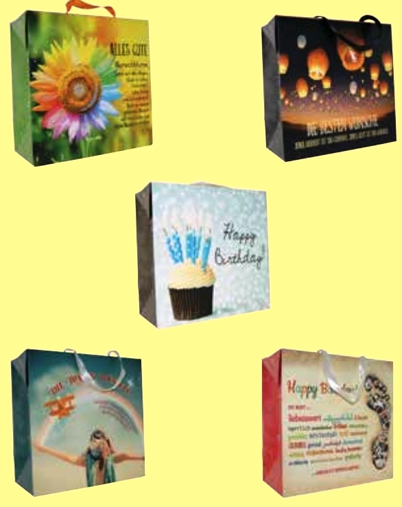 Serie 10 Geschenktaschen 3.90 L Textes allemand