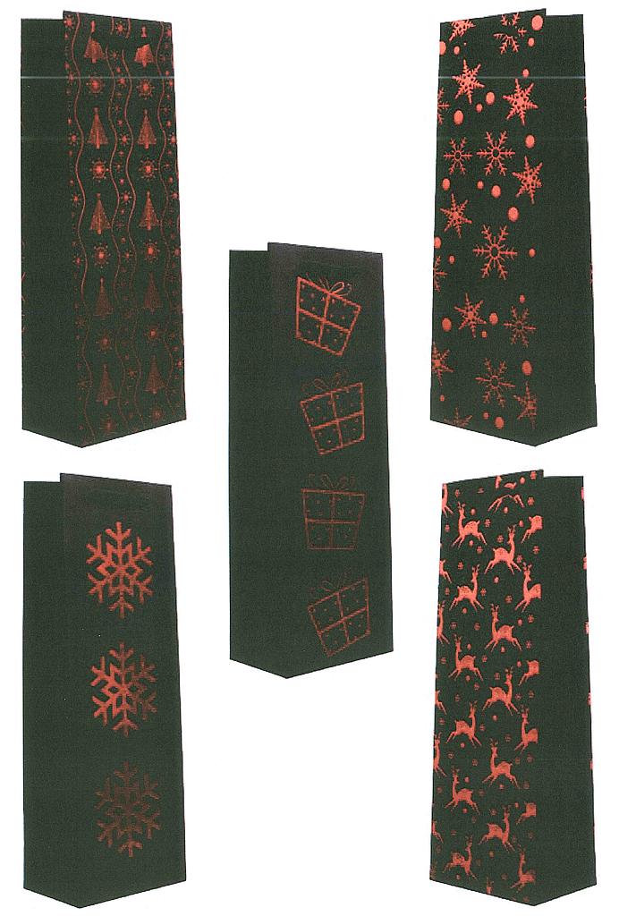 Emballages-bouteille Noël (x10 assortis) Fr. 3.90/pce