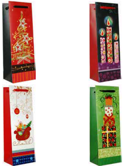 Emballages-bouteille Noël (x10 assortis) Fr. 4.90/pce
