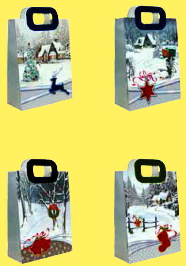 Série 10 sacs-cadeaux L Noël 4.90