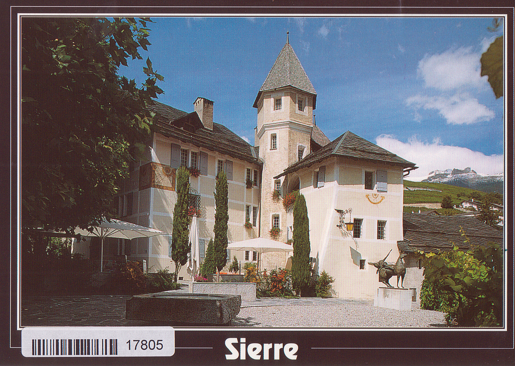 Postcards 17805 Sierre, Château de Villa