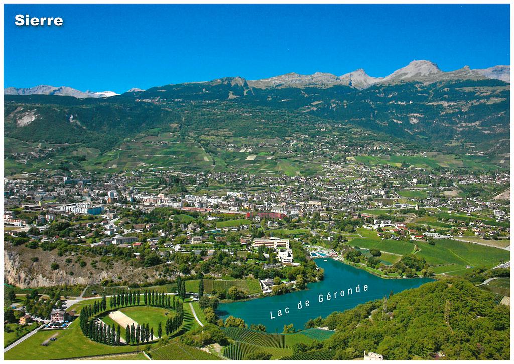 Postcards 28602 Sierre, lac de Géronde