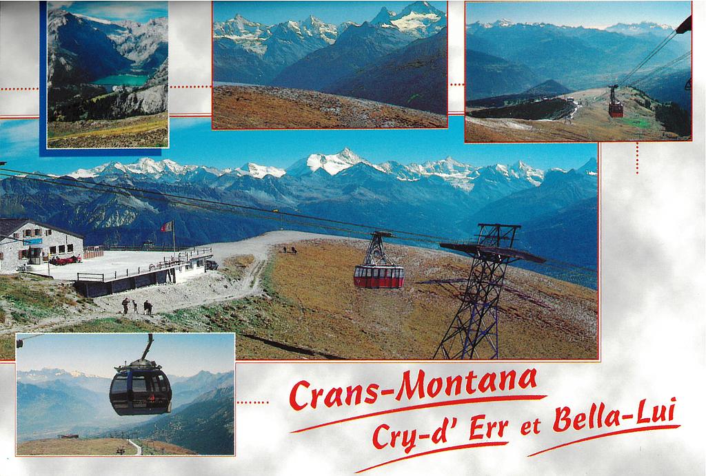 Postcards 11707 Crans-Montana Cry d'Err Bellalui