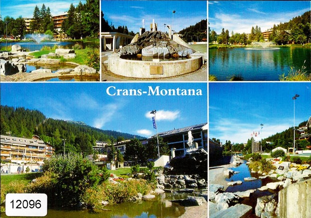 Postcards 12096 Crans-Montana