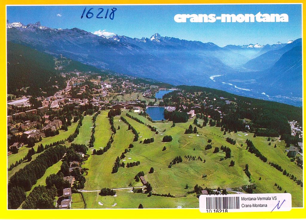 Postcards 16218 Crans-Montana, Vermala