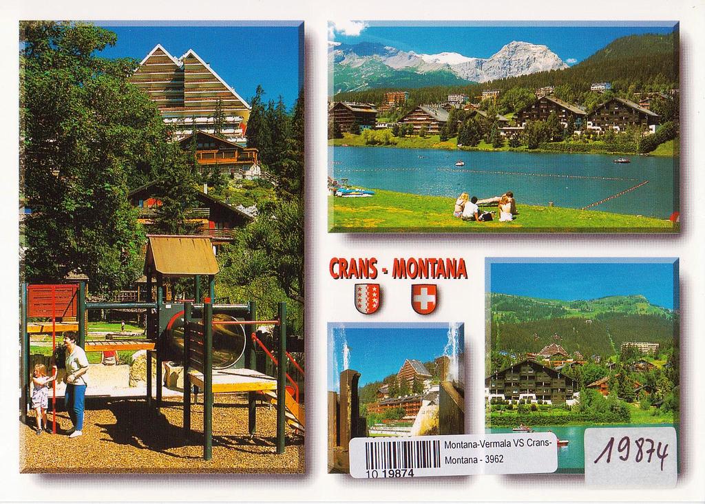 Postcards 19874 Crans-Montana, Vermala