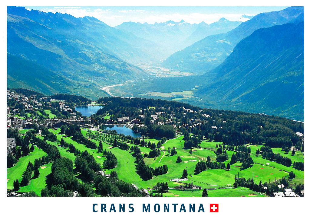 Postcards 27572 Crans Montana, Golf
