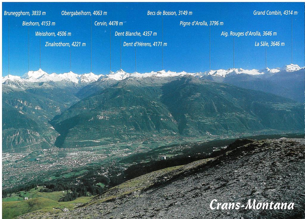 Postcards 50163 Crans-Montana