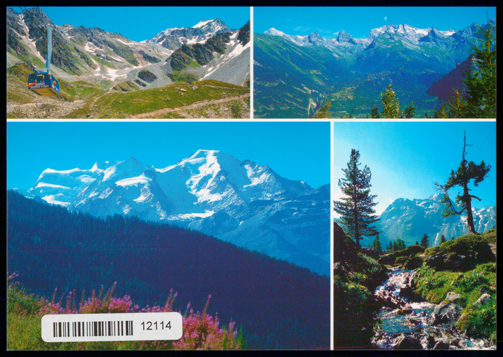 Postcards 12114 Les 4 Vallées