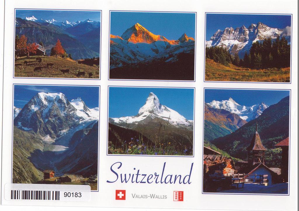 Postcards 90183 Valais Wallis