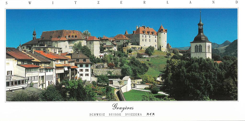 Postcards Pano 45364 'Switzerland' Gruyères