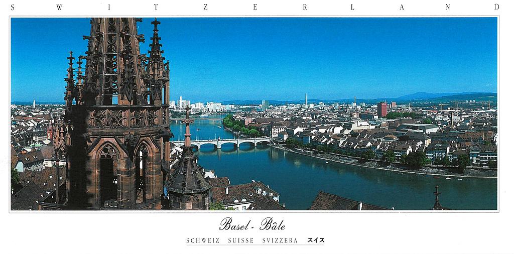 Postcards Pano 45035 Basel - Bâle