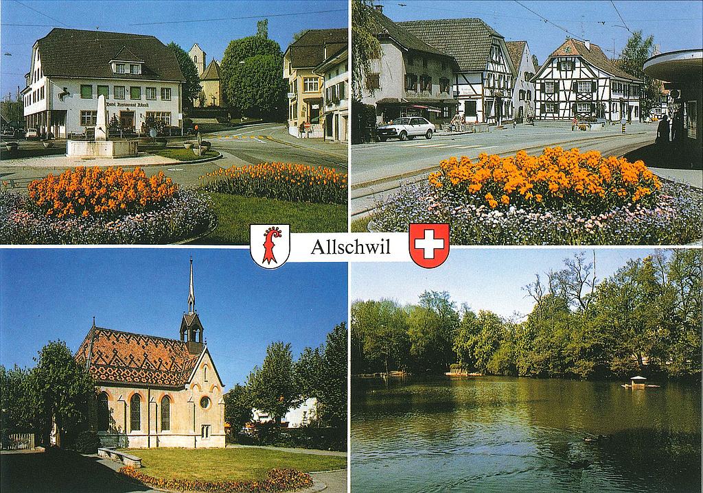 Postcards 12266 Allschwil 