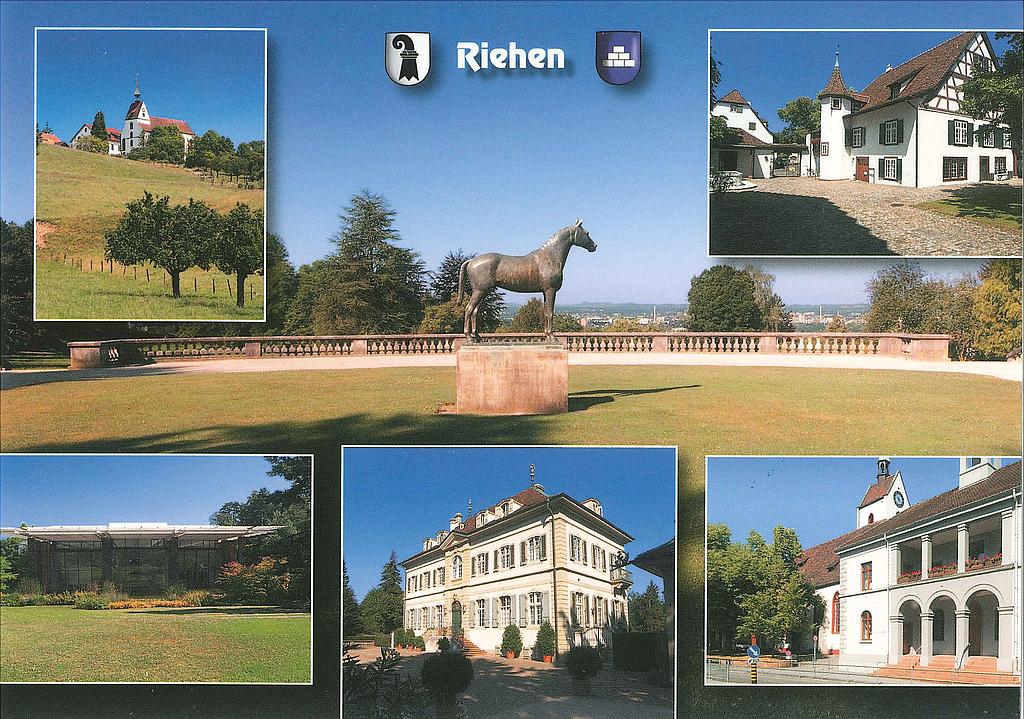 Postcards 26497 Riehen