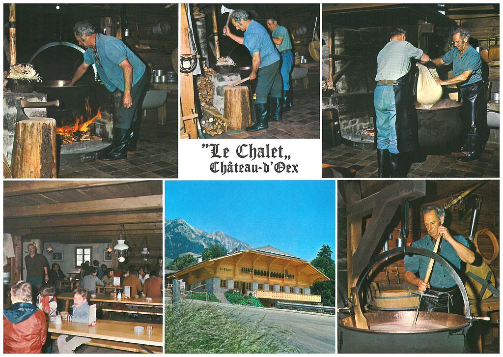 Postcards 10349 Château-d'Oex  Le Châlet 