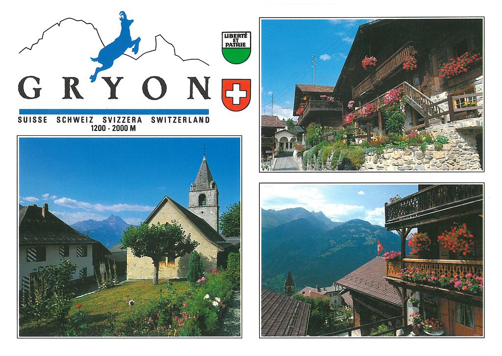 Postcards 16274 Gryon, alpes vaudoises