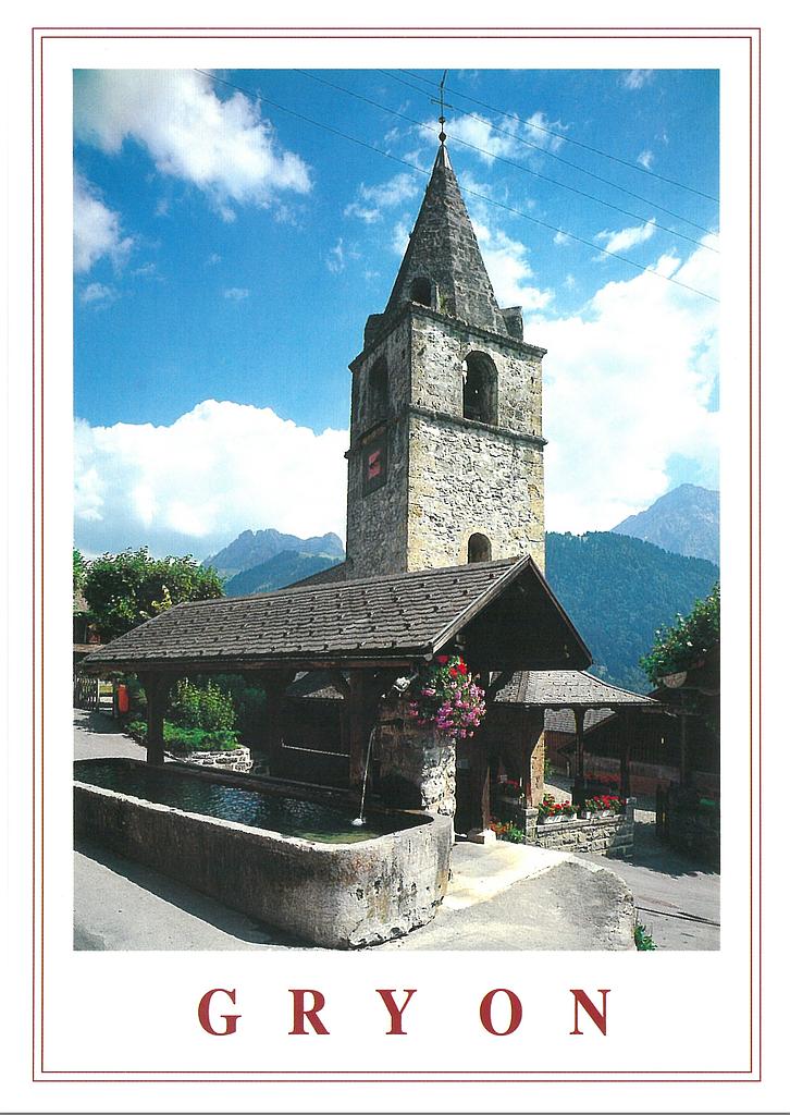 Postcards 16300 Gryon église