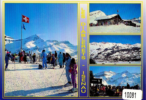 Postcards 10081 w Les Diablerets Isenau