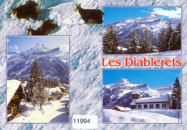 Postcards 11994 w Les Diablerets