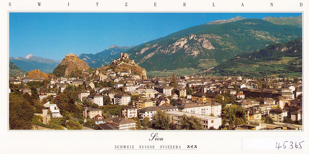 Postcards Pano 45365 Sion