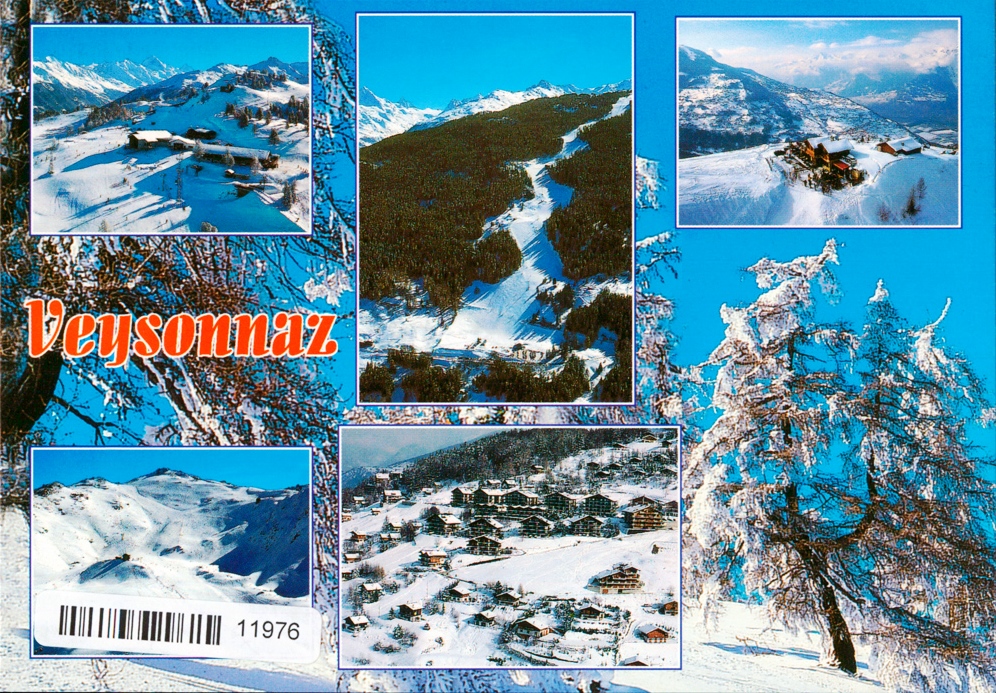 Postcards 11976 w Veysonnaz