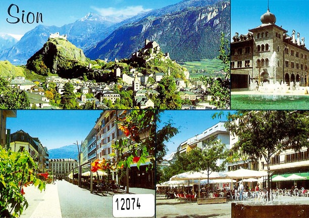 Postcards 12074 Sion