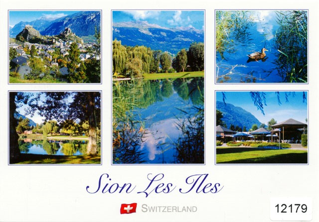 Postcards 12179 Sion, les Îles