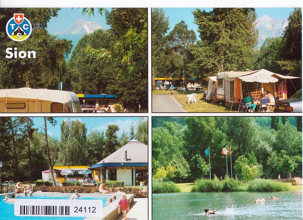 Postcards 24112 Sion Camping