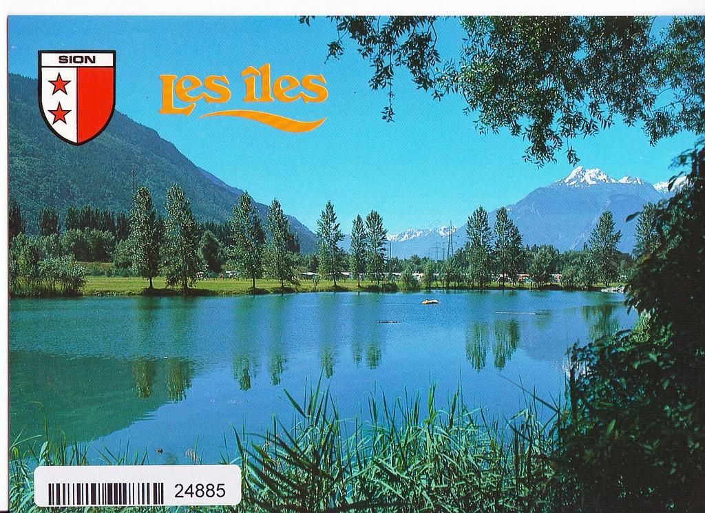 Postcards 24885 Sion Camping les Iles
