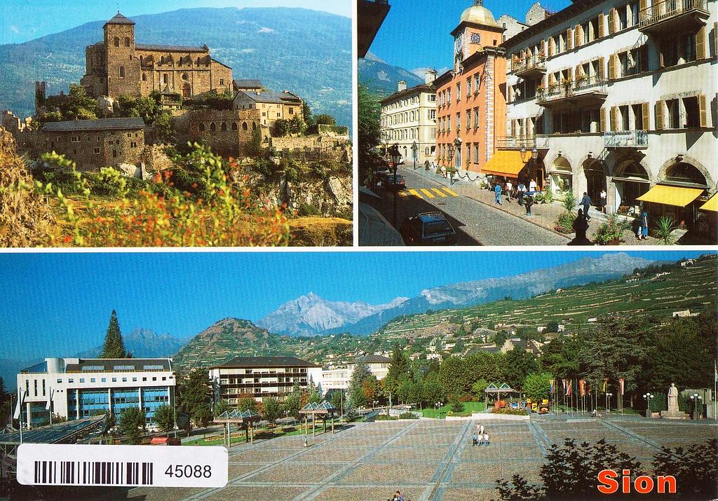 Postcards 45088 Sion