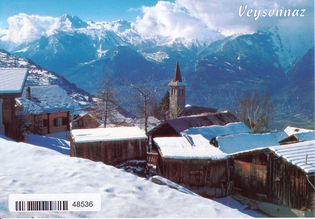Postcards 48536 w Veysonnaz