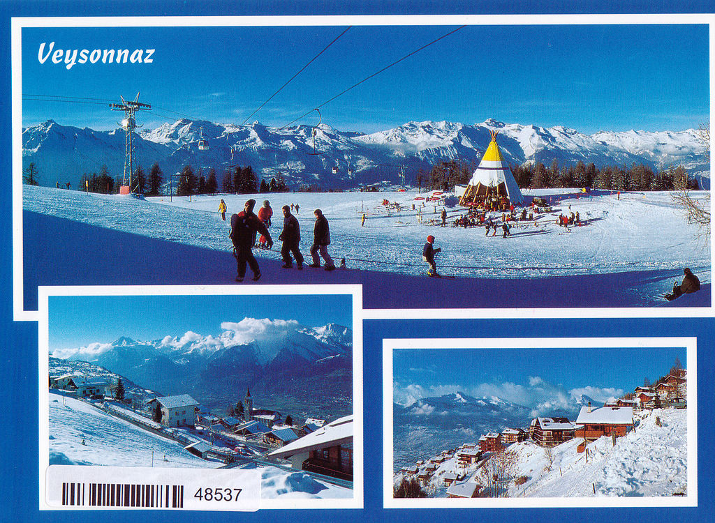 Postcards 48537 w Veysonnaz