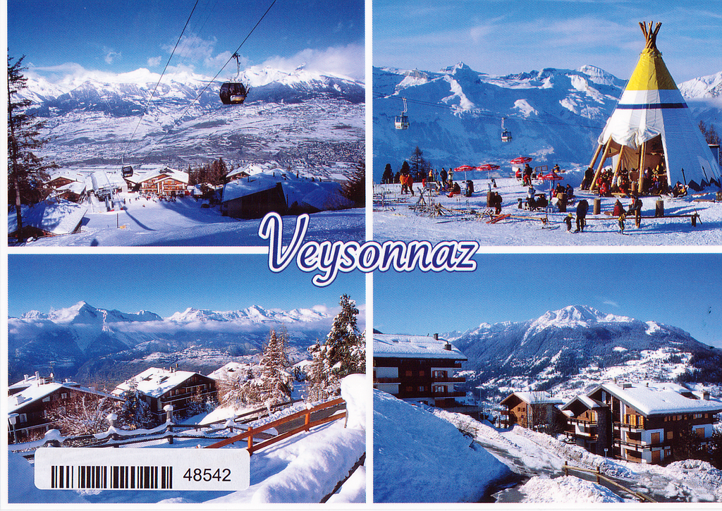 Postcards 48542 w Veysonnaz