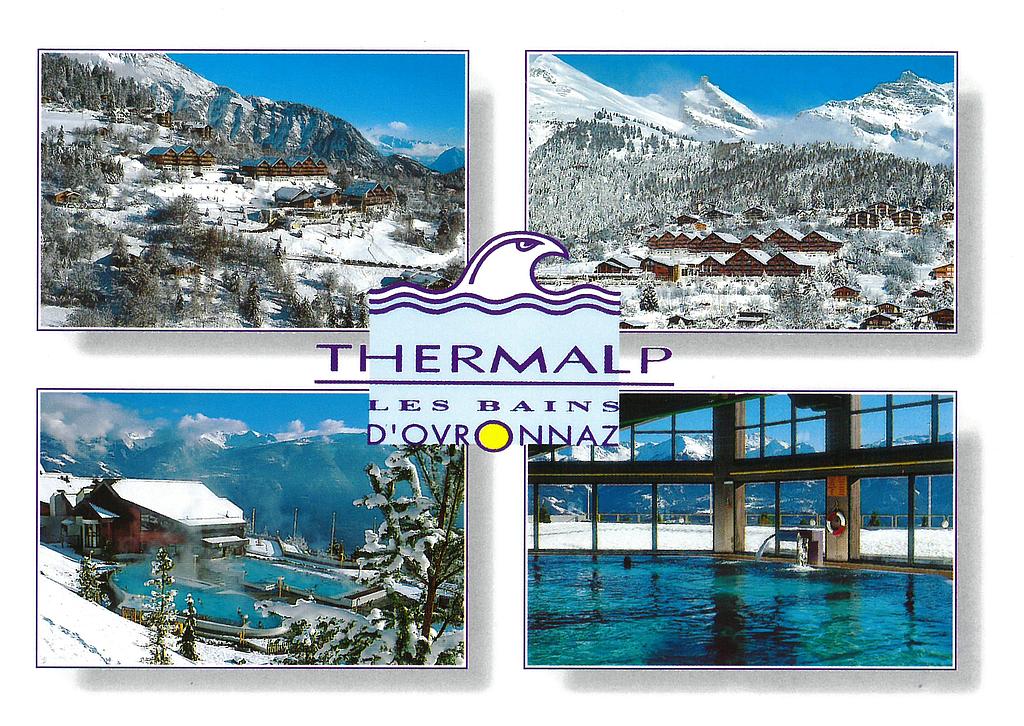 Postcards 11880 w Les Bains d'Ovronnaz Thermalp