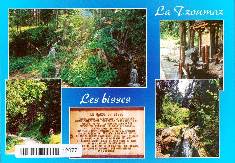 Postcards 12077 La Tzoumaz, les bisses