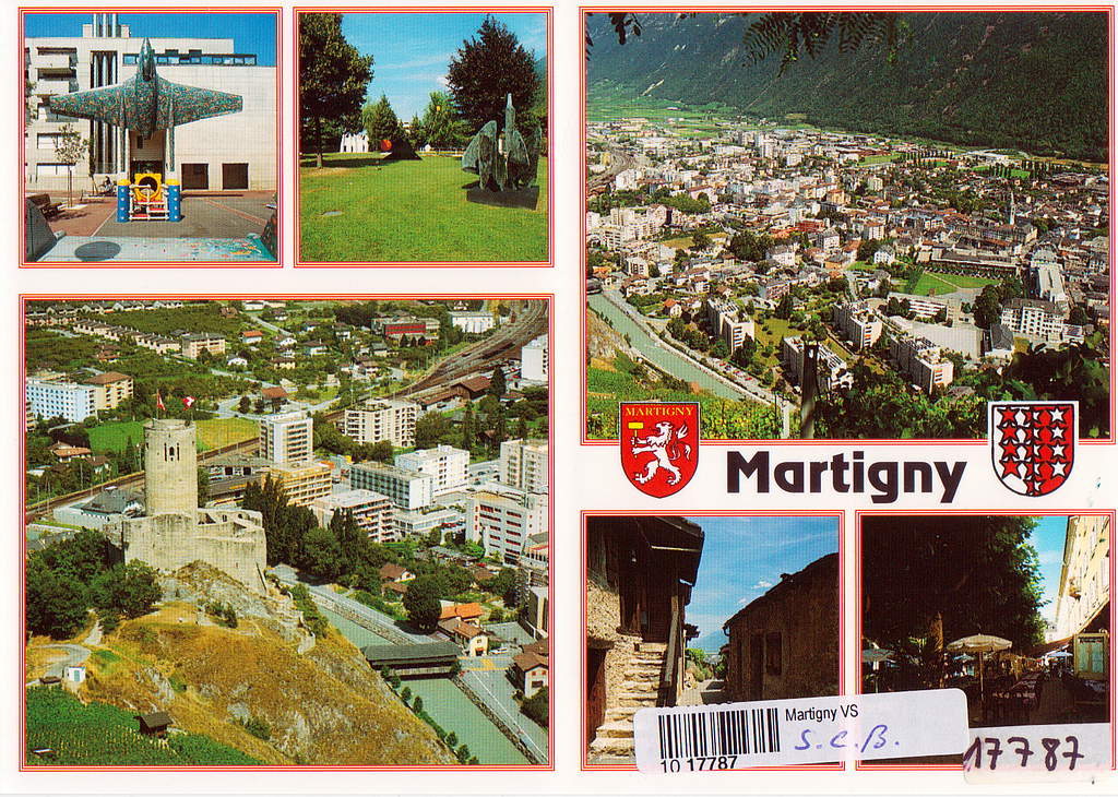 Postcards 17787 Martigny