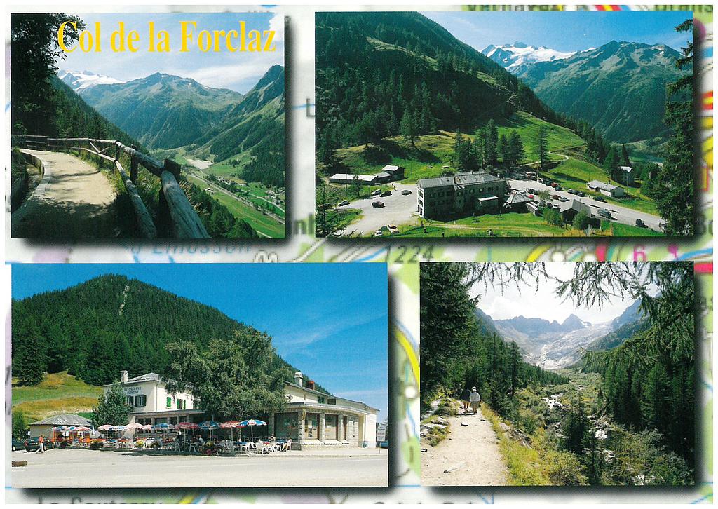 Postcards 18727 Col de la Forclaz (route Martigny-Chamonix)