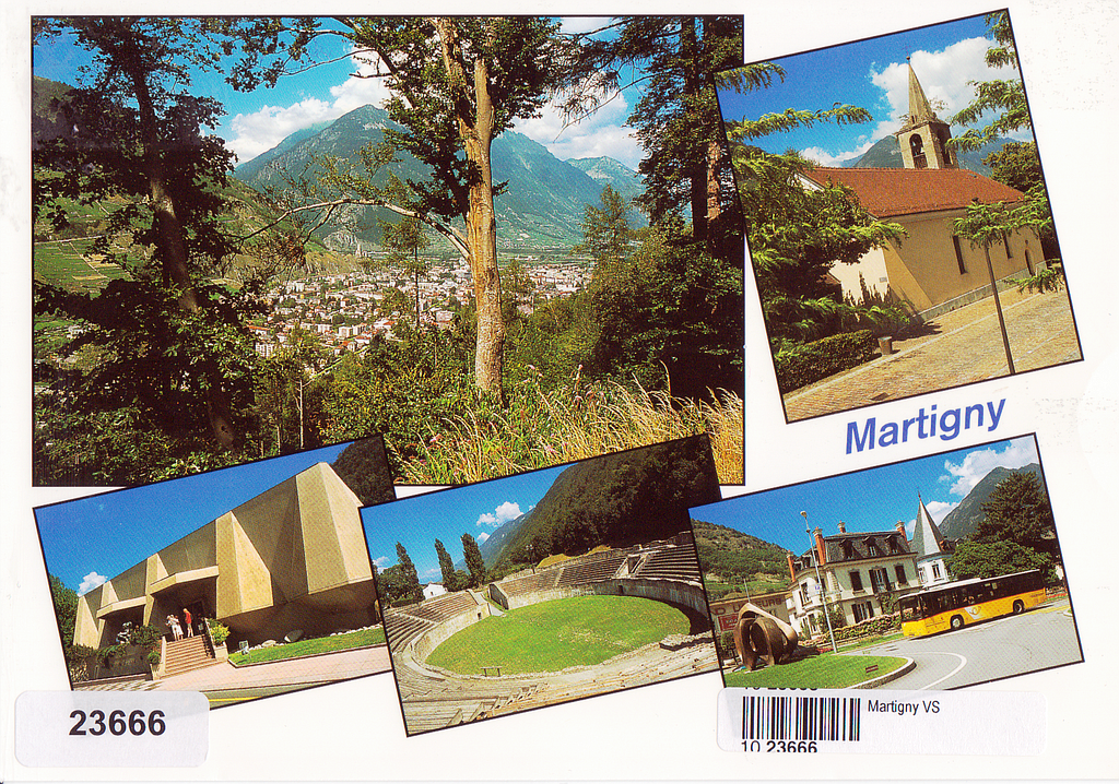Postcards 23666 Martigny