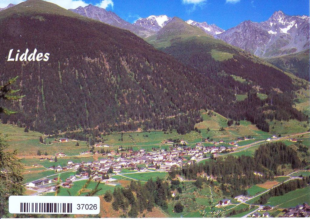 Postcards 37026 Liddes, La vallée d'Entremont