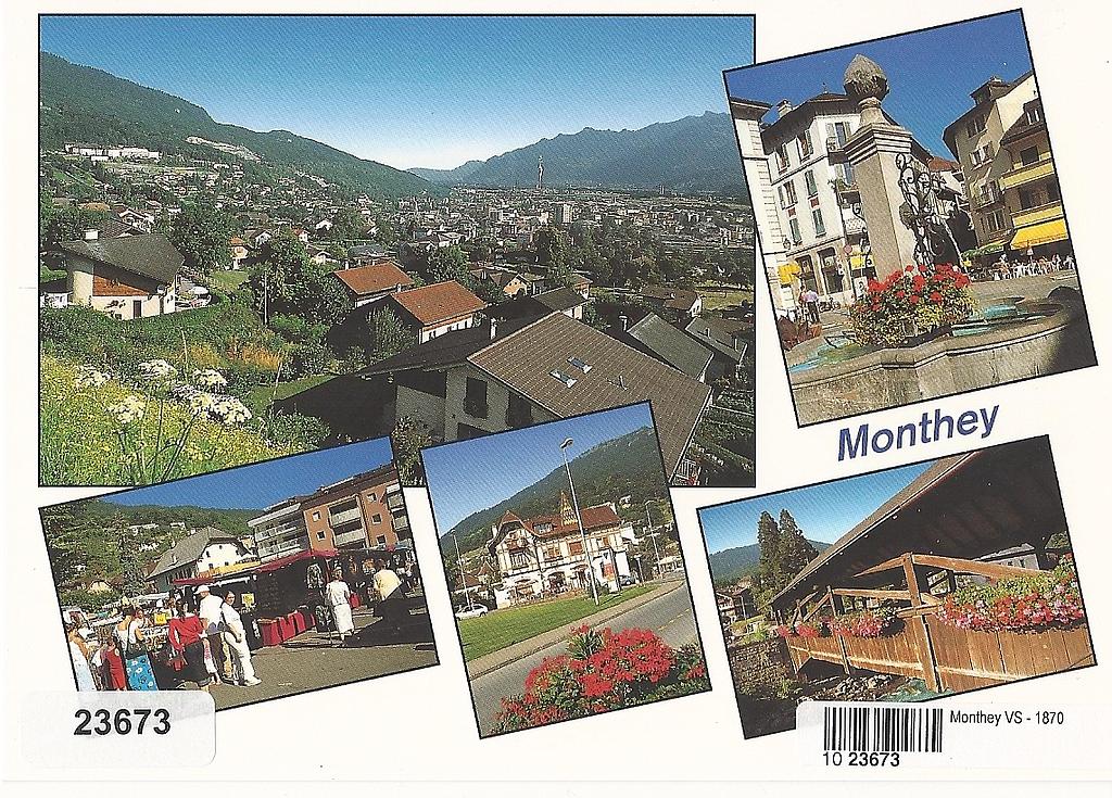 Postcards 23673 Monthey