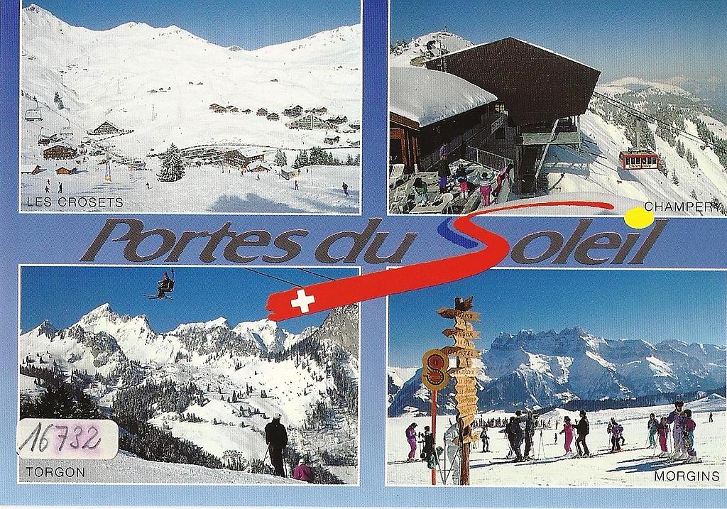 Postcards 16732 w Les Crosets-Champéry-Torgon-Morgins