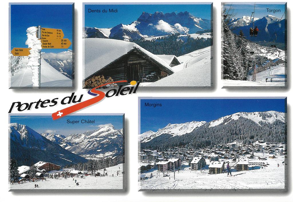 Postcards 20620 w Portes du Soleil (Morgins, Torgon, Dent-du-Midi, Super-Châtel)