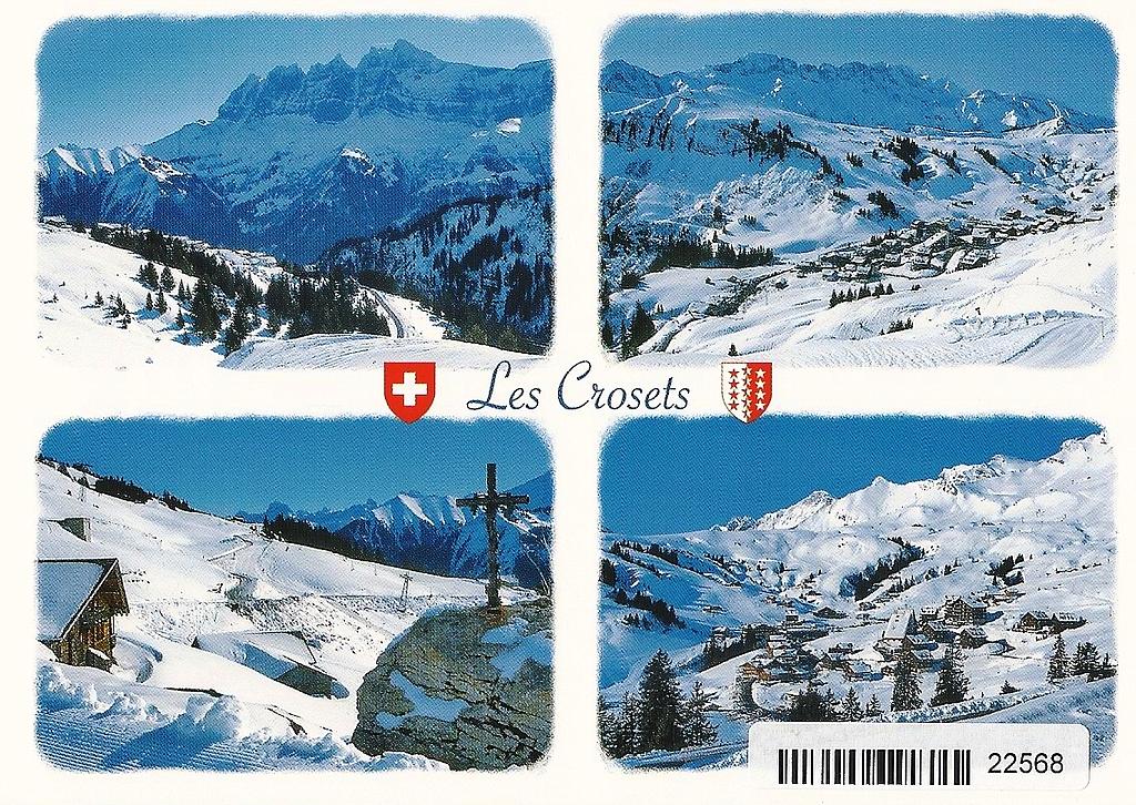 Postcards 22568 w Les Crosets