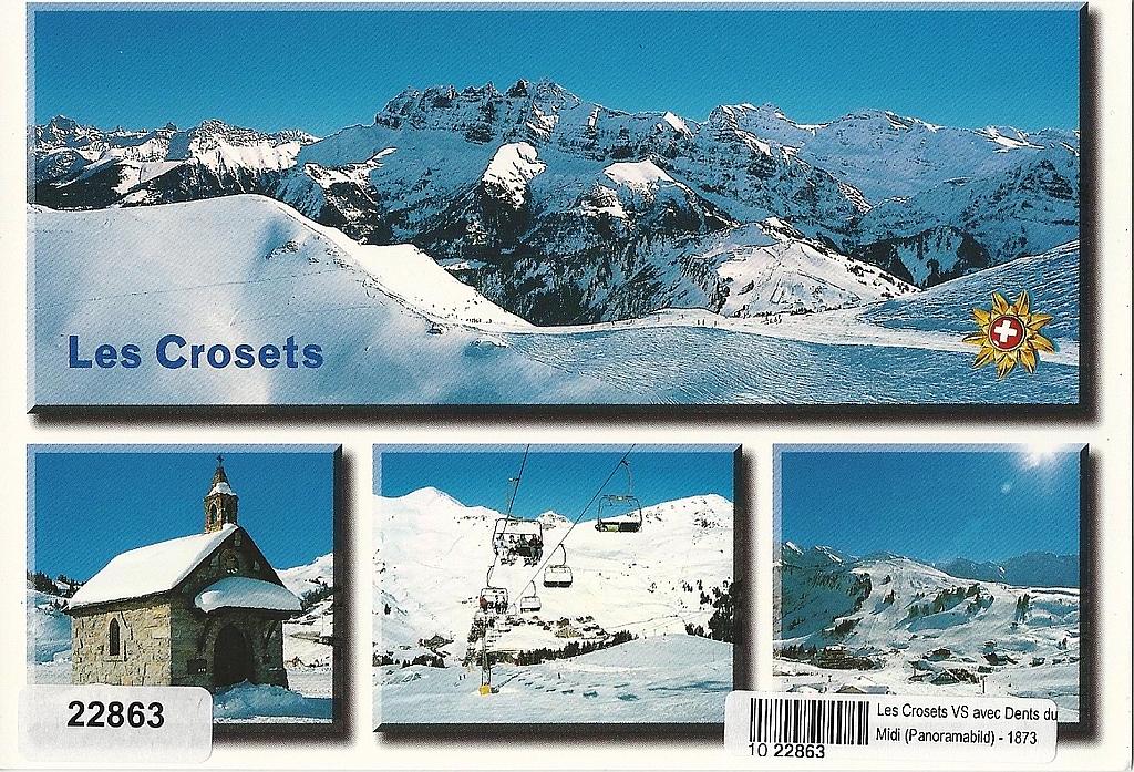 Postcards 22863 w Les Crosets